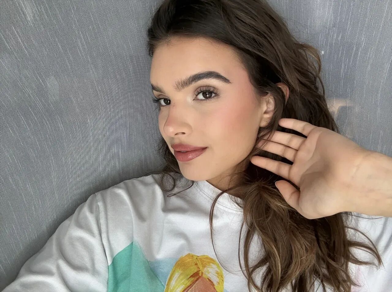 A lány, aki pánikolt ugyan, de végül belépett a kapun... 