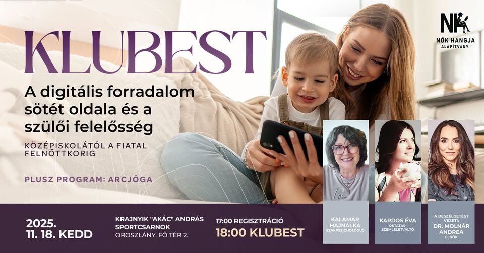 A digitális forradalom sötét oldala és a szülői felelősség -  középiskolától a fiatal felnőttkorig